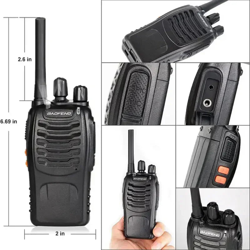 Rechargeable USB Walkie Talkie - Walkie Talkie - Wild Eye Vision