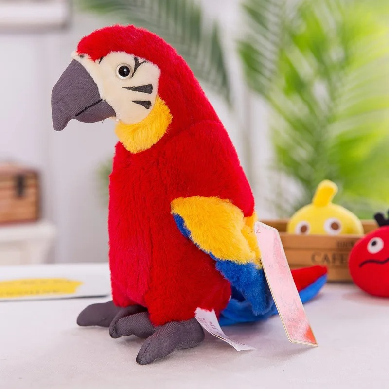The Talking Parrot Soft Toy - Squawkie