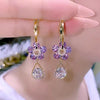 Luxurious Floral Motif Earrings – LunaBloom