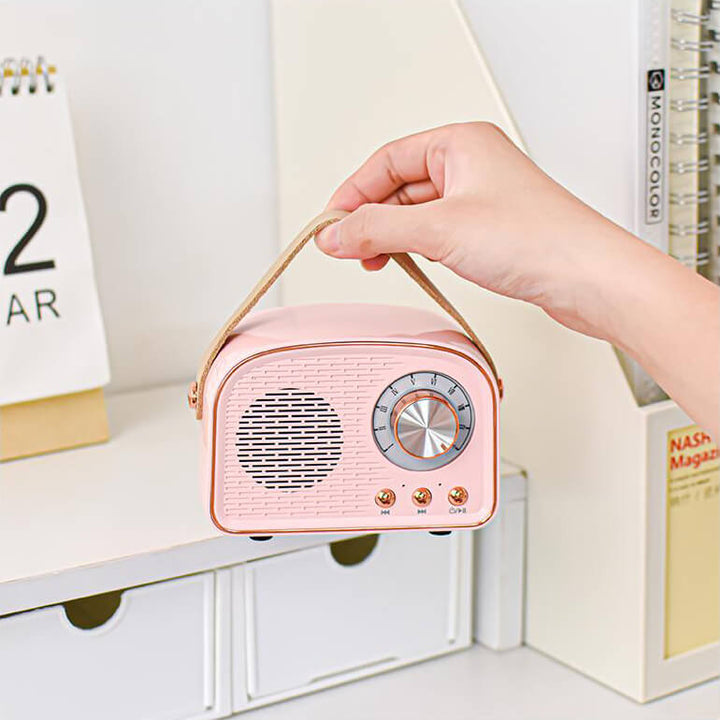 Sandsberg Retro Radio Bluetooth Speaker | Wireless | Portable | Elegant Sound for Home and On the Go