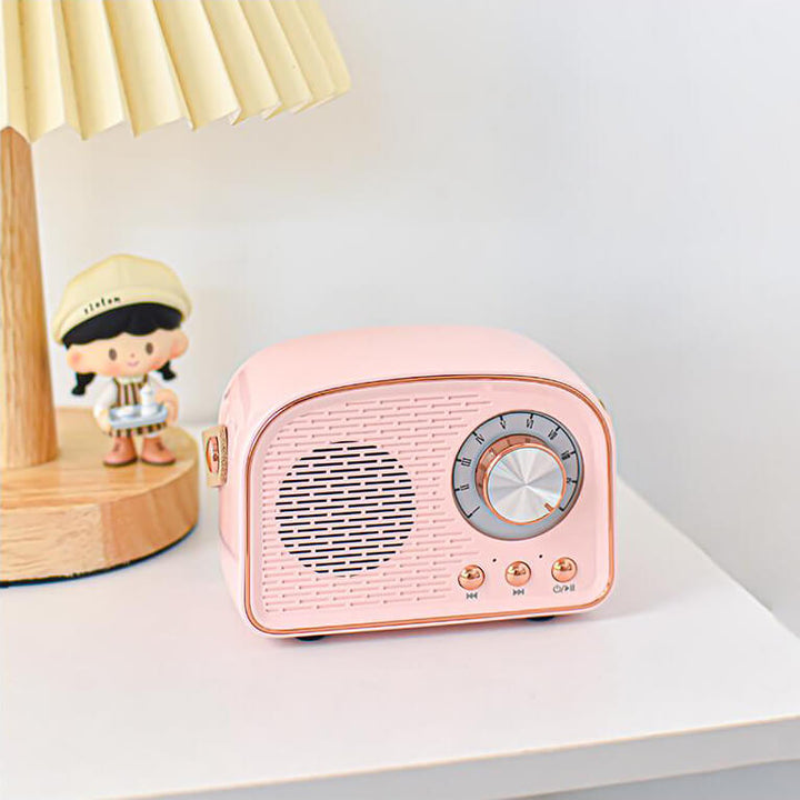 Sandsberg Retro Radio Bluetooth Speaker | Wireless | Portable | Elegant Sound for Home and On the Go
