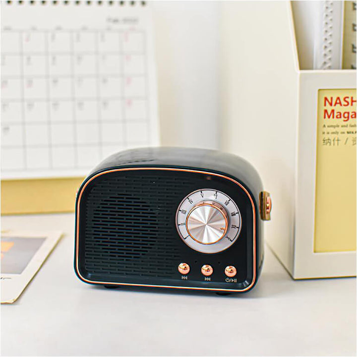 Sandsberg Retro Radio Bluetooth Speaker | Wireless | Portable | Elegant Sound for Home and On the Go