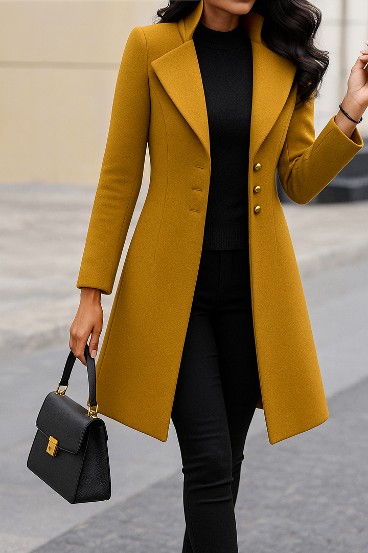 Rhonda | Women's 3 Buttons Coat | Long