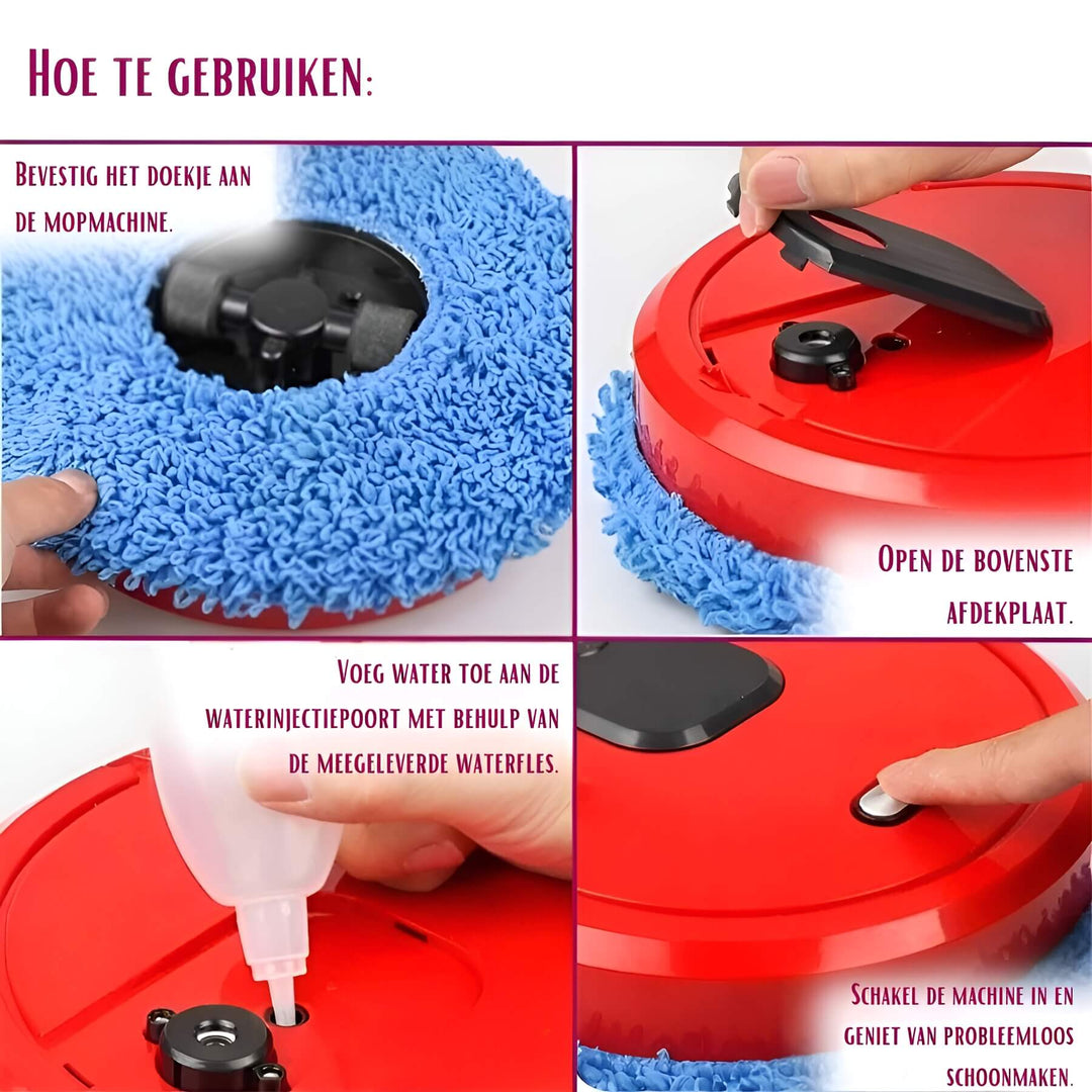Home Floor-Washing Robot - CleanBot