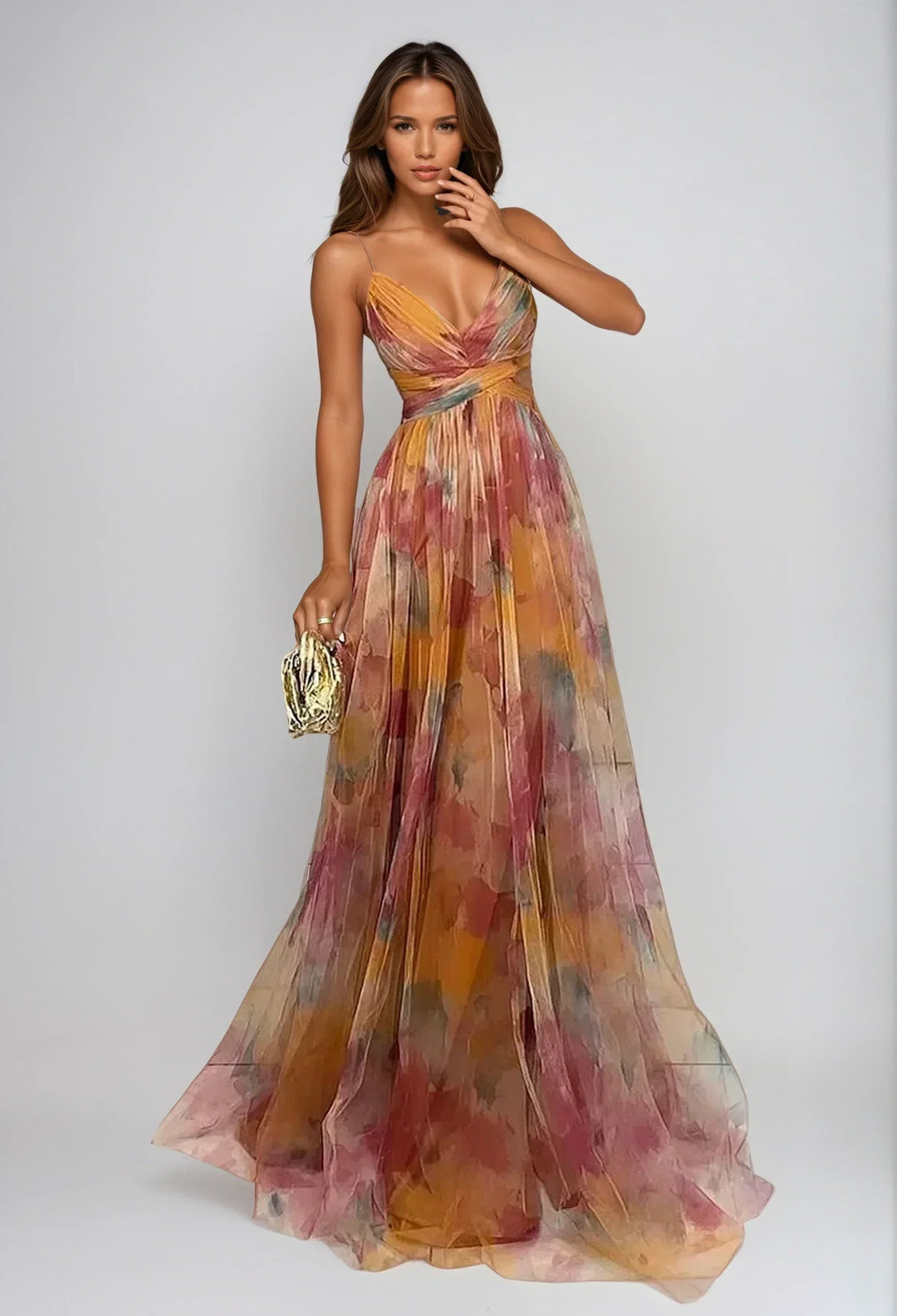 Maxi Chiffon Dress for Women – Flowing & Romantic