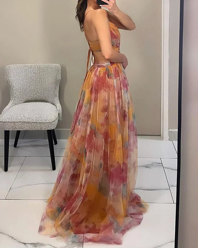 Maxi Chiffon Dress for Women – Flowing & Romantic
