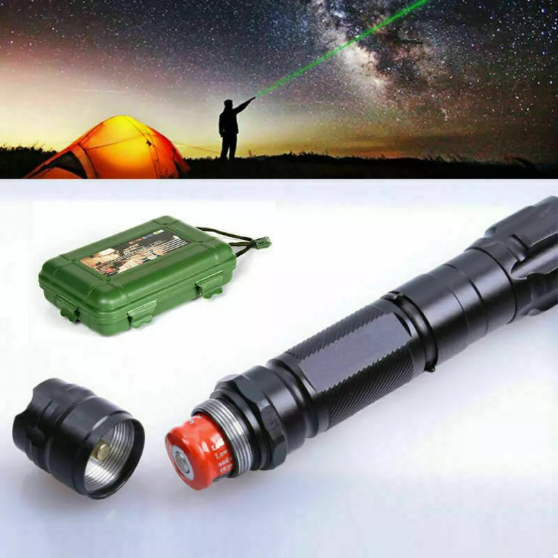 Rechargeable Green Laser Pointer with Long Range and High Precision