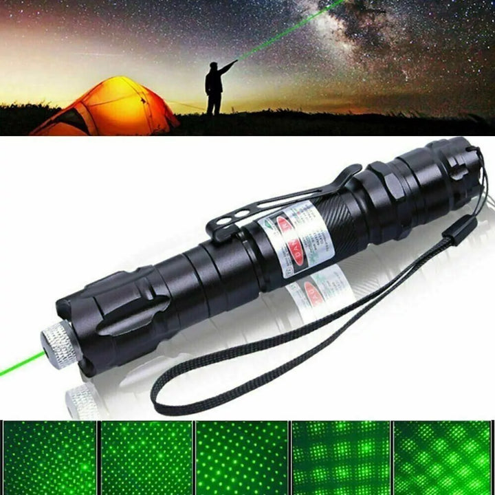 Rechargeable Green Laser Pointer with Long Range and High Precision