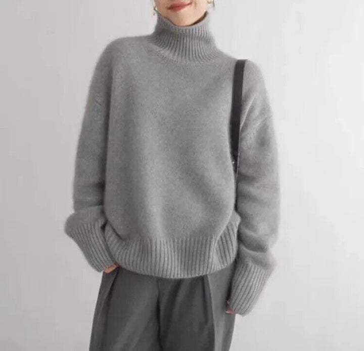 Cashmere Turtleneck Sweater for Women