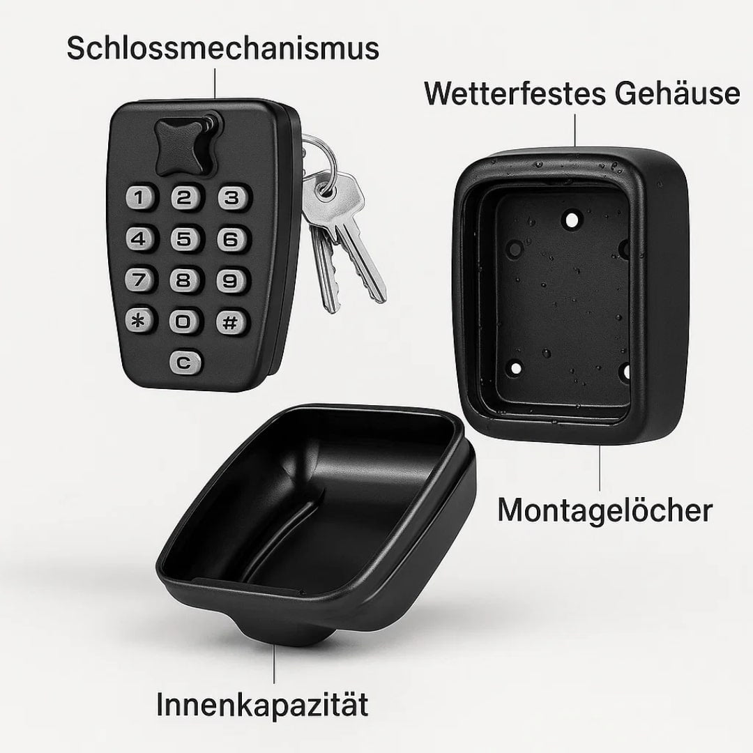Outdoor Key Safe | Key Box with Code | SafeHaus