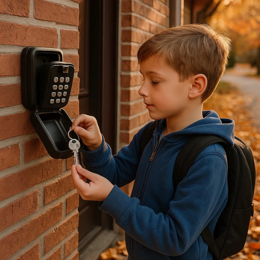 Outdoor Key Safe | Key Box with Code | SafeHaus
