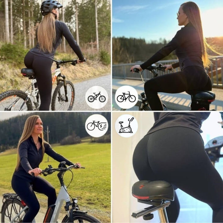 SellaPro Men's & Women's Bicycle Saddle | Comfortable Saddle with Suspension