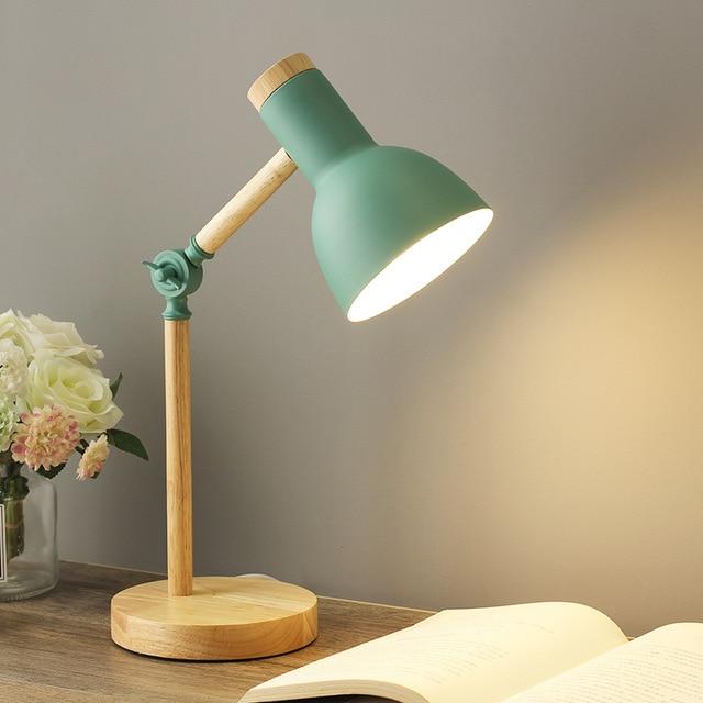 Scandinavian Wooden Table Lamp | Minimalist Design