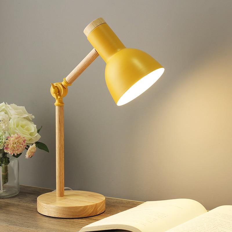 Scandinavian Wooden Table Lamp | Minimalist Design