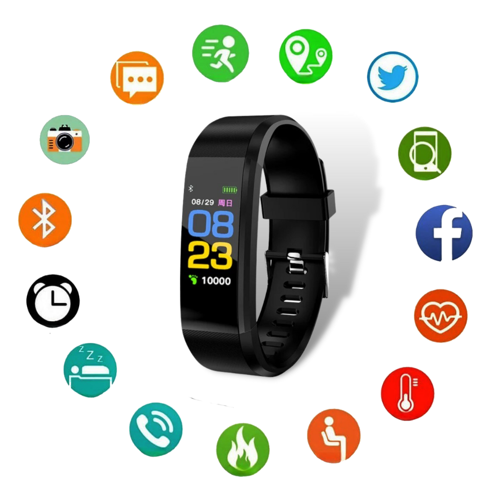 Smartwatch for Seniors with Heart Rate and Blood Pressure Monitoring | Karnz