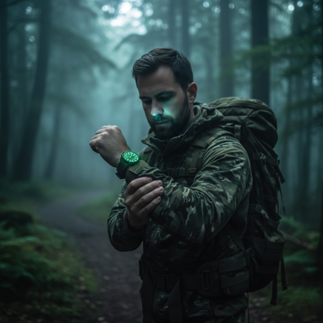 ShadowTime | Military Watch – Luminous Precision for Adventures and Night