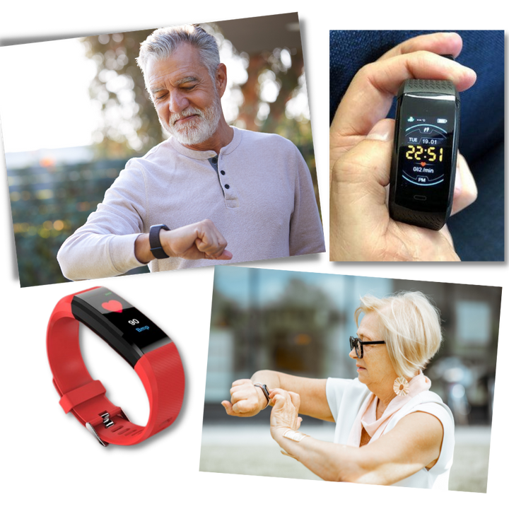 Smartwatch für Senioren - Einfach zu Bedienen - Gesundheits- und Fitnessüberwachung