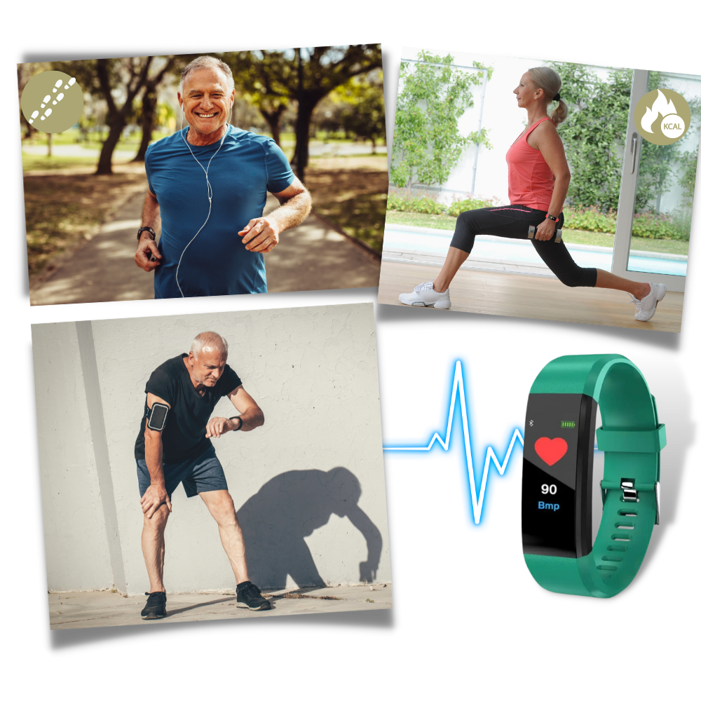 Smartwatch für Senioren - Einfach zu Bedienen - Gesundheits- und Fitnessüberwachung