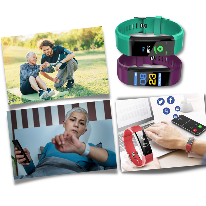 Smartwatch for the Elderly - Easy to Use - Health and Fitness Monitoring