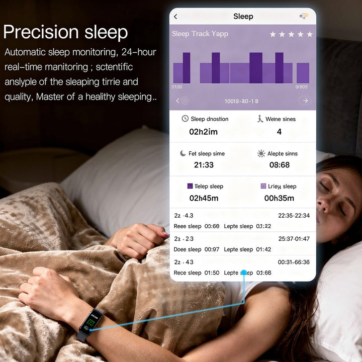 Smartwatch with ECG, Heart Rate, Blood Pressure and Sleep Monitoring for Women and Men | Fitness Tracker | Vitaro