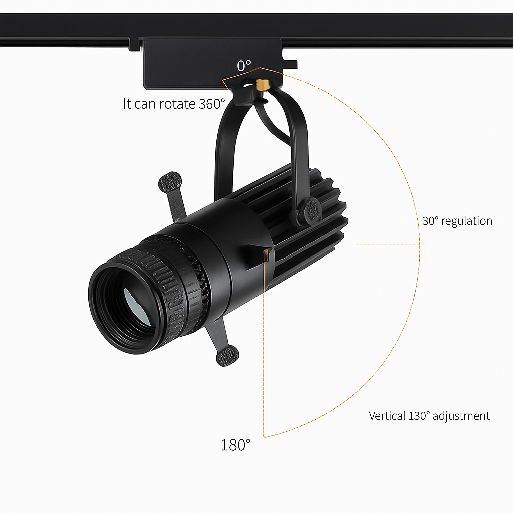 Adjustable-Beam Swivel LED Spotlight