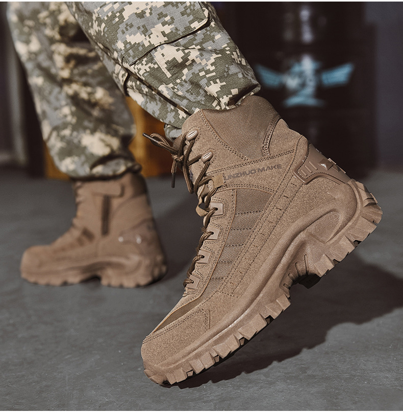 Waterproof Tactical Work Boots with Puncture Protection – TrailForce Tactical