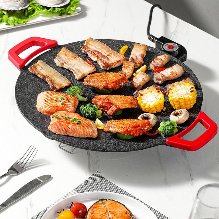 PrimeGrill Smokeless Smart Grill | Compact Electric Grill with Adjustable Heat Settings and Easy Cleaning