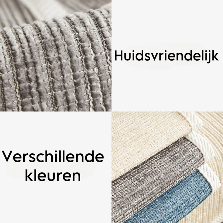 Scratch-resistant chenille sofa cover - stylish, non-slip & machine washable