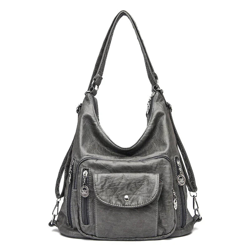 Soft Leather Shoulder Bag | Large Capacity – Versatile Design