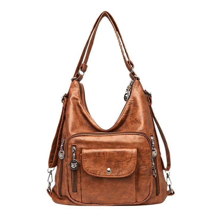 Soft Leather Shoulder Bag | Large Capacity – Versatile Design