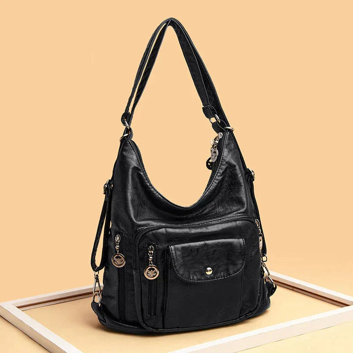 Soft Leather Shoulder Bag | Large Capacity – Versatile Design