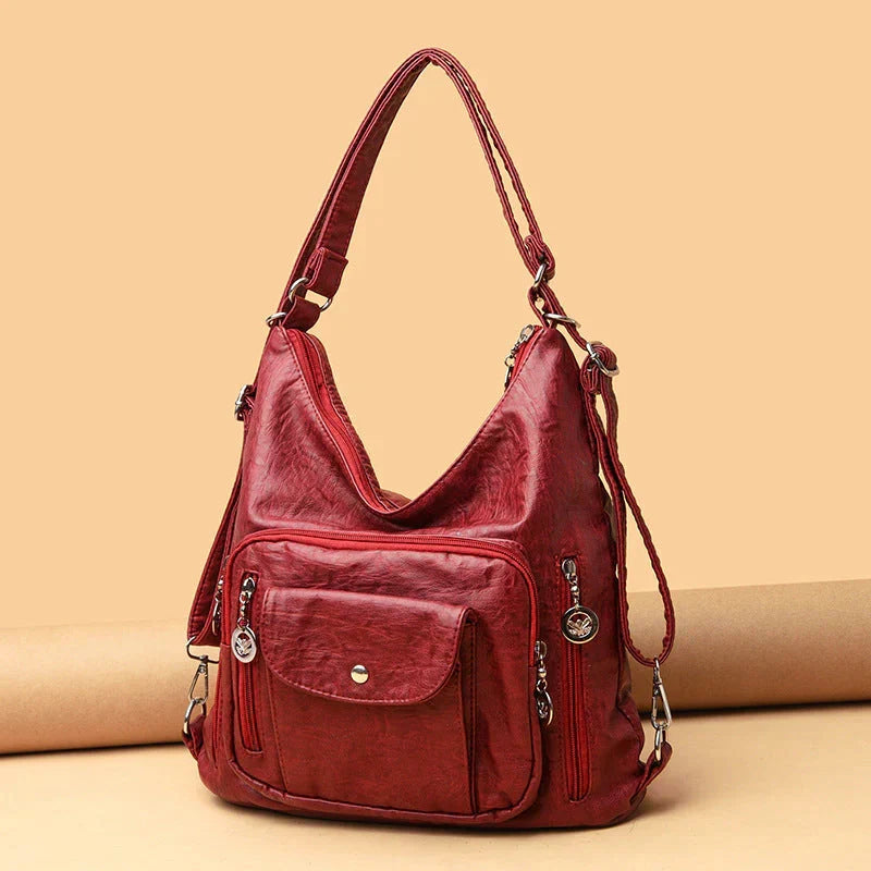 Soft Leather Shoulder Bag | Large Capacity – Versatile Design