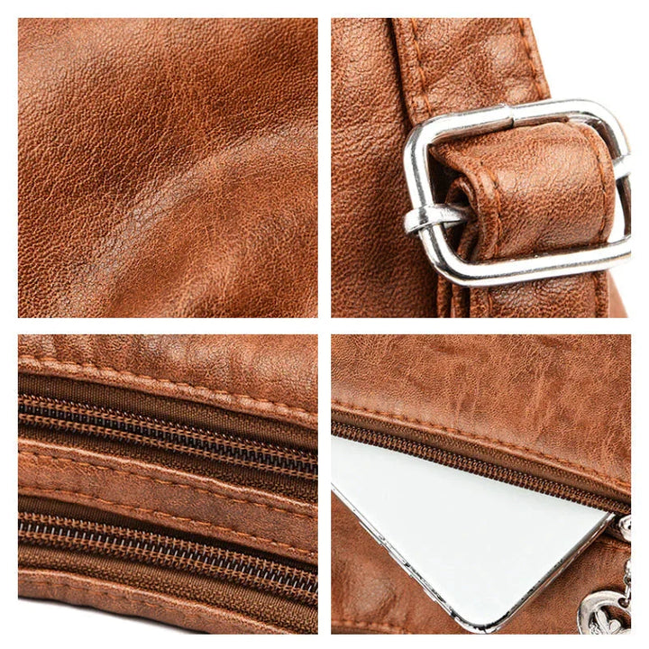 Soft Leather Shoulder Bag | Large Capacity – Versatile Design