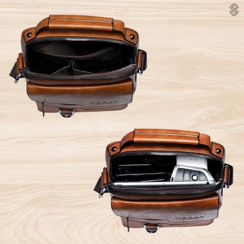 Luxury Leather Shoulder Bag | Elegant and Functional Design
