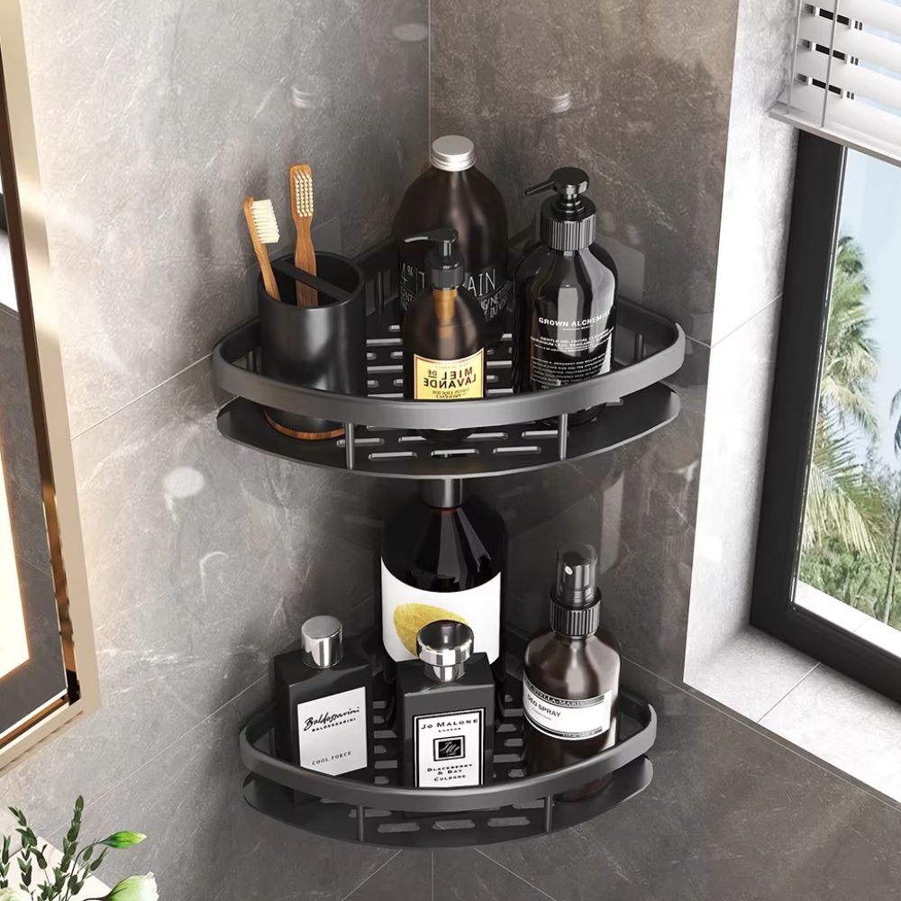 Aluminium Shower Shelf - Self-Adhesive | Rust-Proof | Elegant