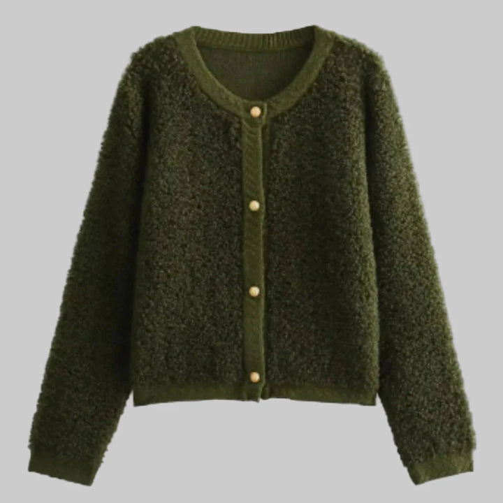 Women’s Button-Cardigan – Soft Layer with Statement Texture