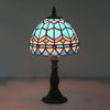 Tiffany Glass Table Lamp - Classic Leaded Lines