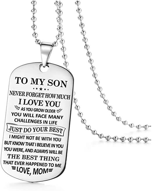 To My Son Pendant Necklace