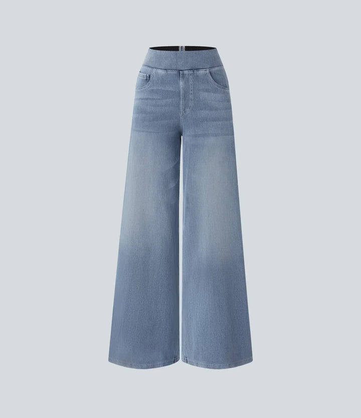 High-Waisted Trousers - Stretch & Comfort All Day Long
