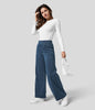 High-Waisted Trousers - Stretch & Comfort All Day Long