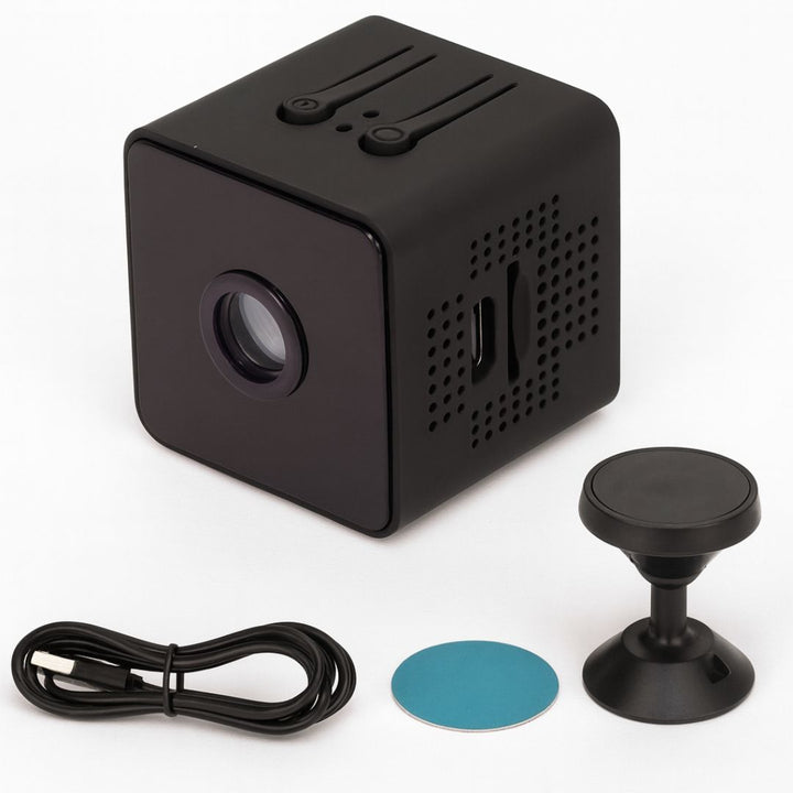 Indoor and Outdoor Surveillance Camera | Mini Wi-Fi Camera with Live Streaming to Your Mobile | Wireless and Compact | MiniGuardian