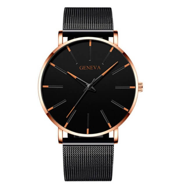 GENEVA | Ultra-Slim Men's Business Watch