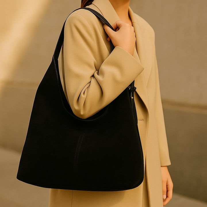 Women's Crossbody Bag | Suede Shoulder Bag | Vintage Bag | Lederin