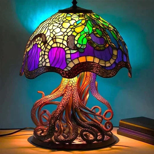 AuraLume Lamp - Enchanting Glass Design | Magical Atmosphere