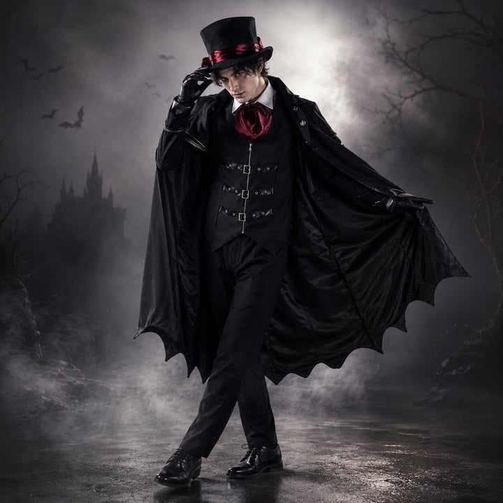 Vampire Halloween Costume for Women and Men