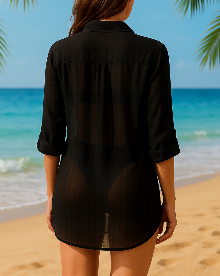 Vannie | Women's Beach Dress Cover Up | Collared