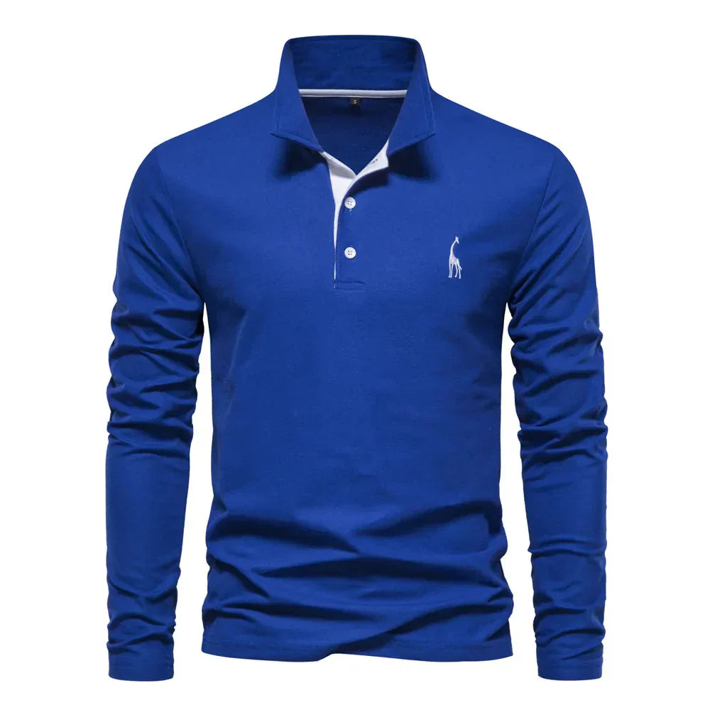 Men’s Long Sleeve Polo – Classic Style with Versatile Appeal