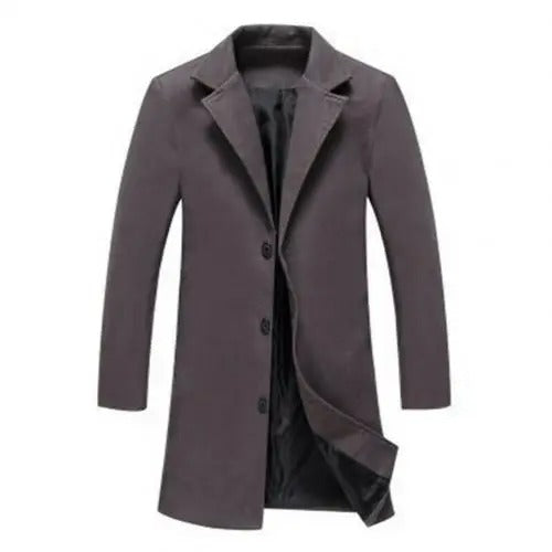 Men's Wool Coat for Autumn and Winter - Tomas