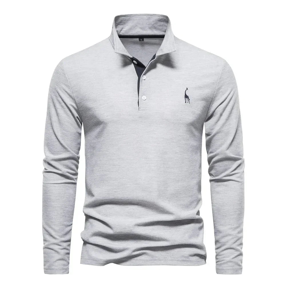 Long Sleeve Polo for men