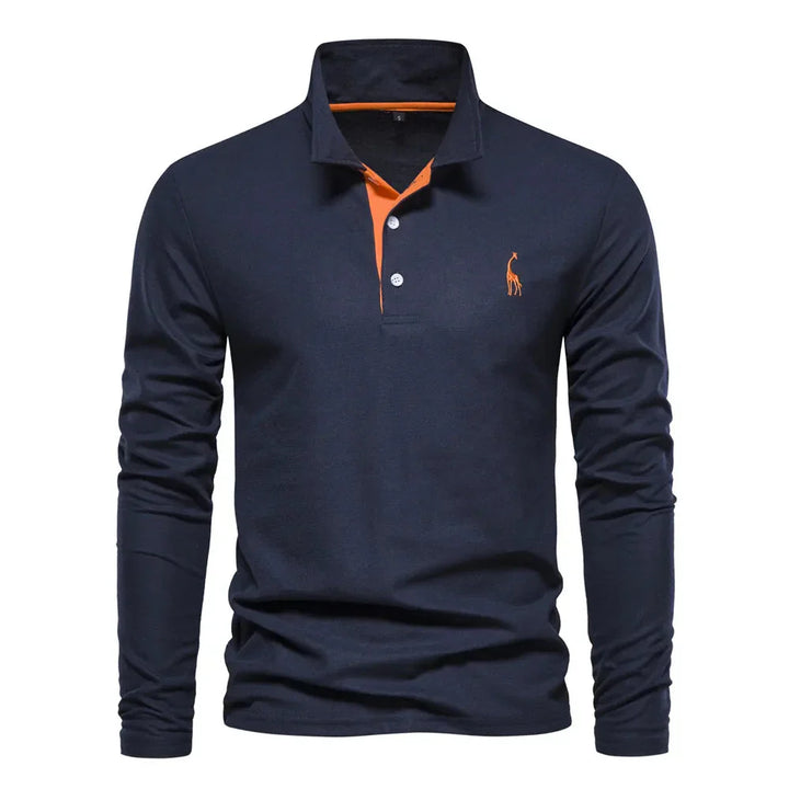 Men’s Long Sleeve Polo – Classic Style with Versatile Appeal